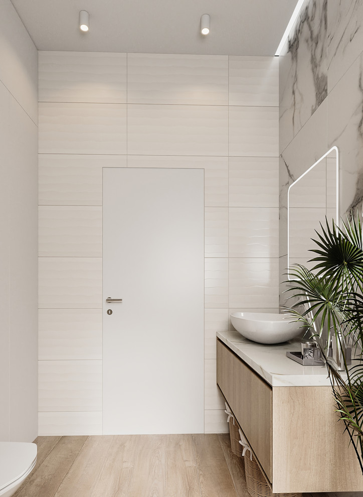 Кухня-гостиная и санузел в частном доме