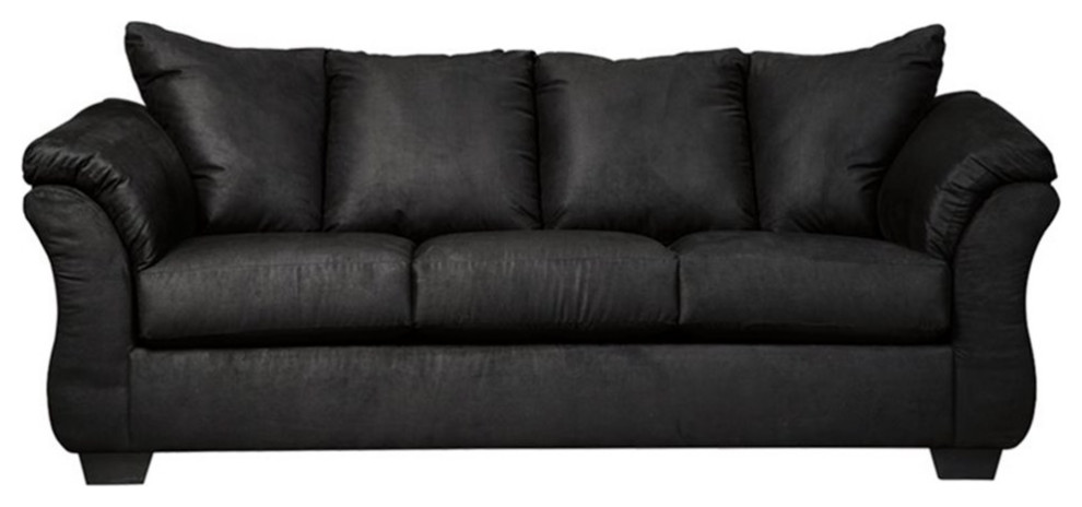 Signature Design by Ashley Darcy Full Sleeper Sofa in Black