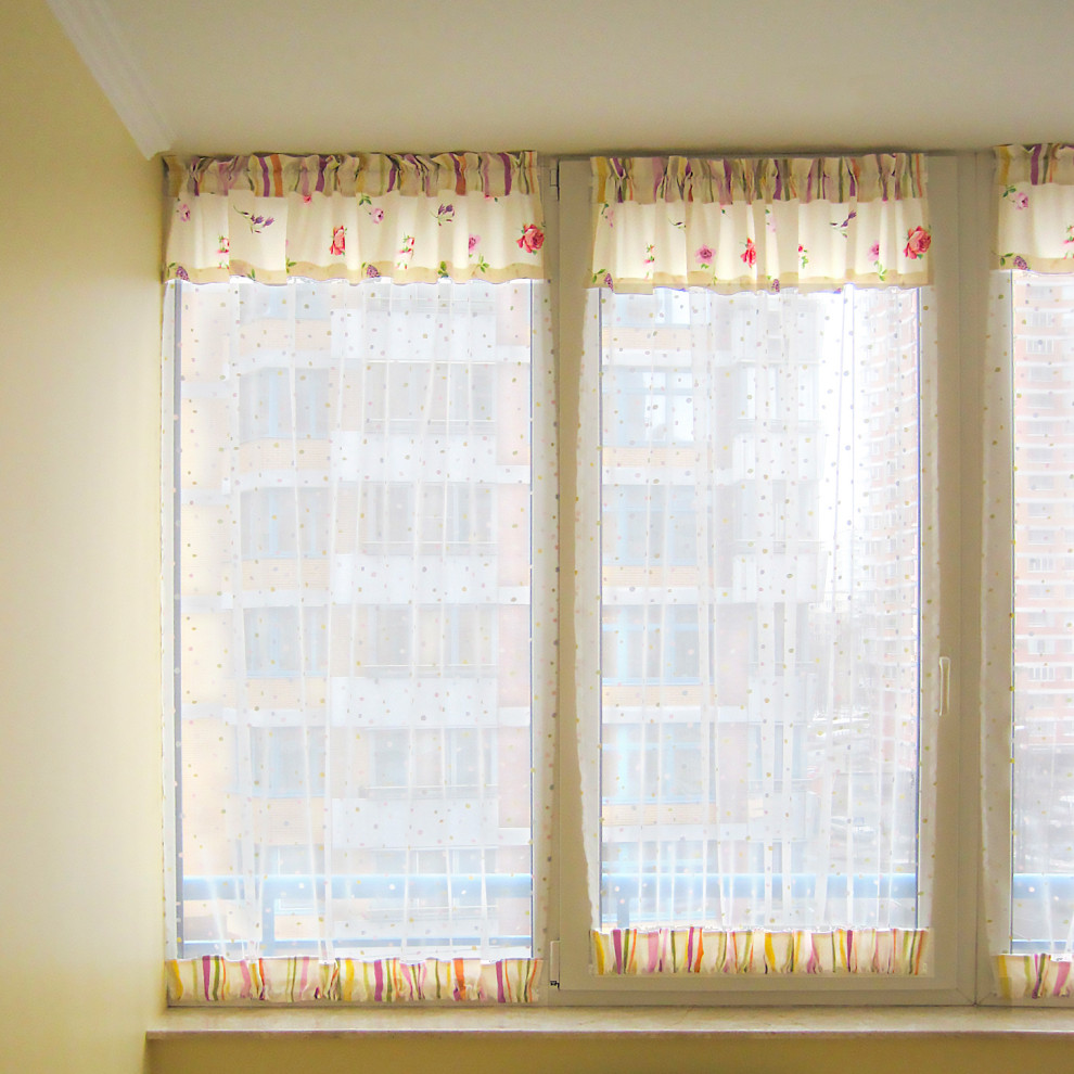 Тюлевые полотна для лоджии