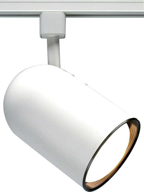 Nuvo Track Lighting 1-Light Incandescent Track Light Fixture, White