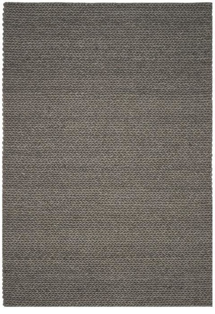 6' x 9' Safavieh Manhattan Collection MAN251B Handmade Modern Wool & Viscose Area Rug Grey 