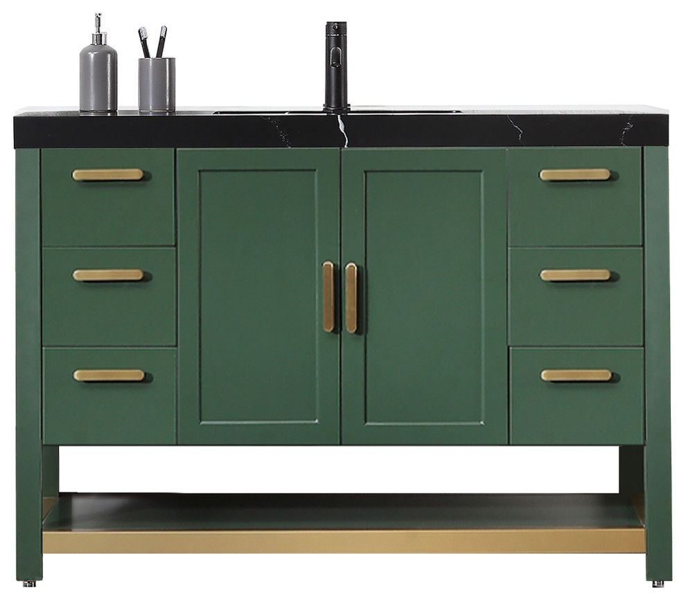 WINCHESTER Freestanding Modern Bathroom Vanity, 48" Contemporary