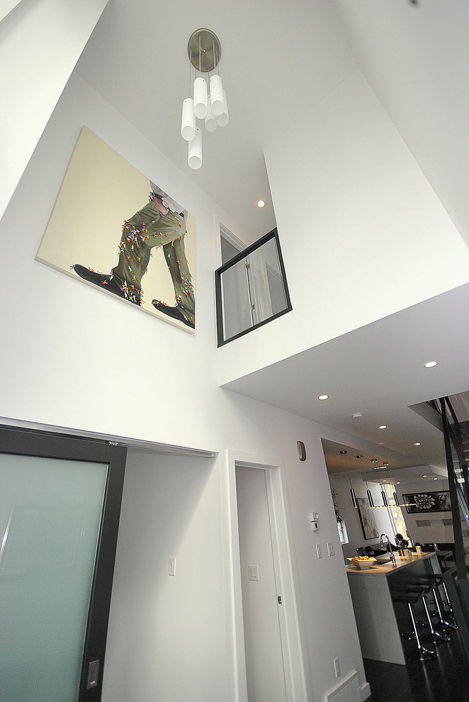 Home design - contemporary home design idea in Edmonton
