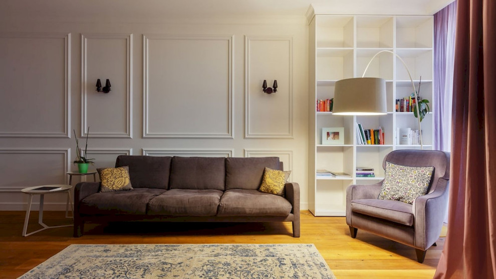 Современная классика в двухкомнатной квартире