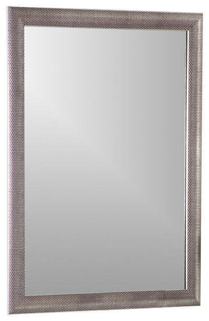 Decor Wonderland Modern Silver Mirror