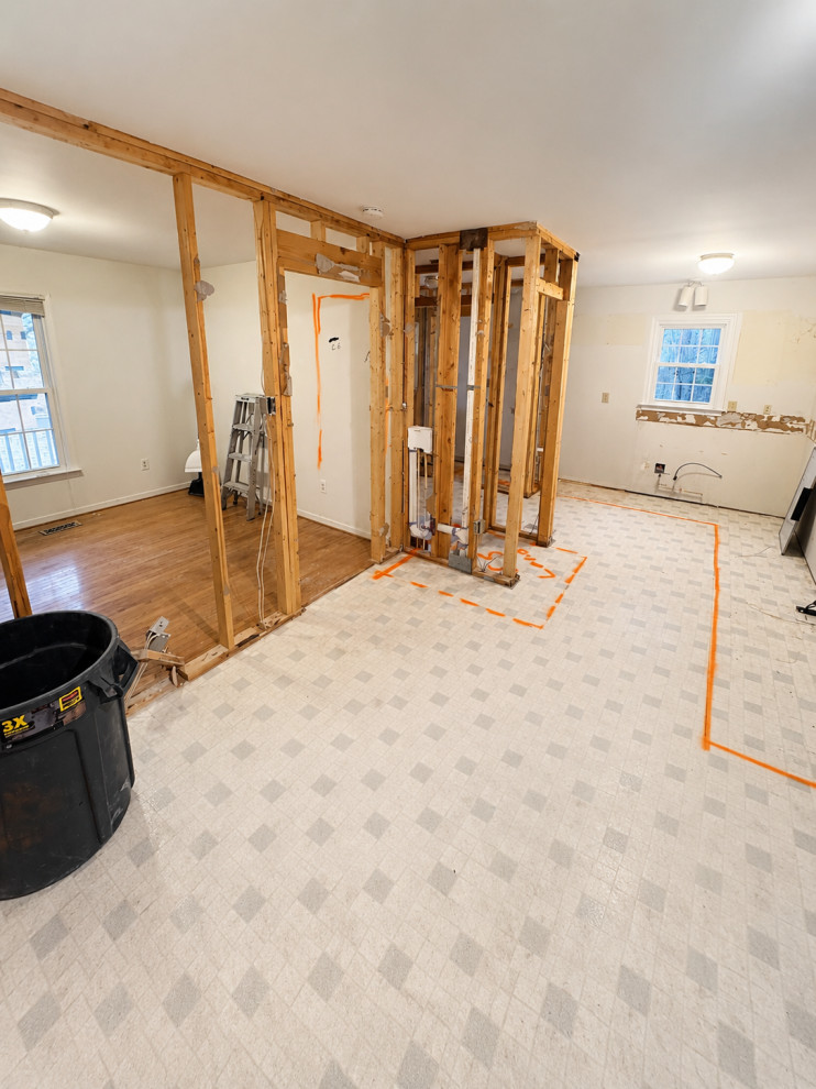 Construction Phase: Creating an Open-Concept Kitchen Layout