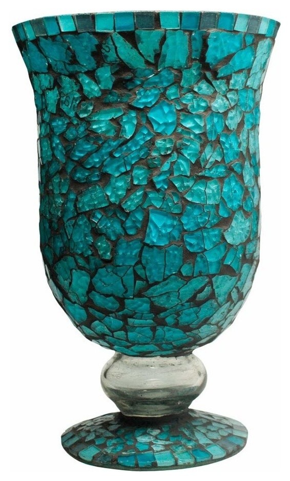 Blue Moon Collection Flower Vase Hand Made Decorative Modern Floral Vase Contemporary Vases