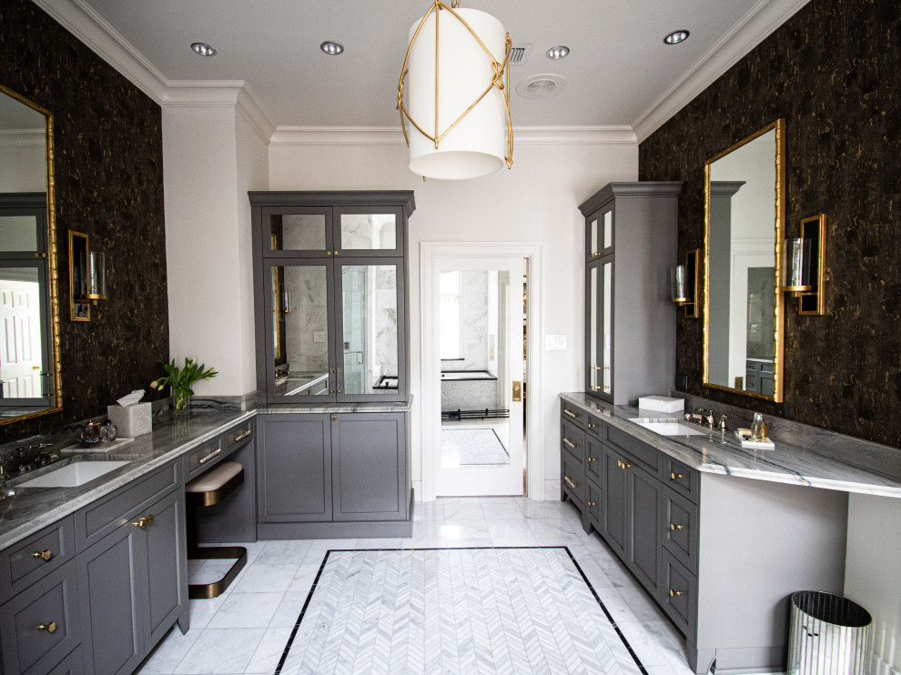 Bathroom - transitional bathroom idea in Other