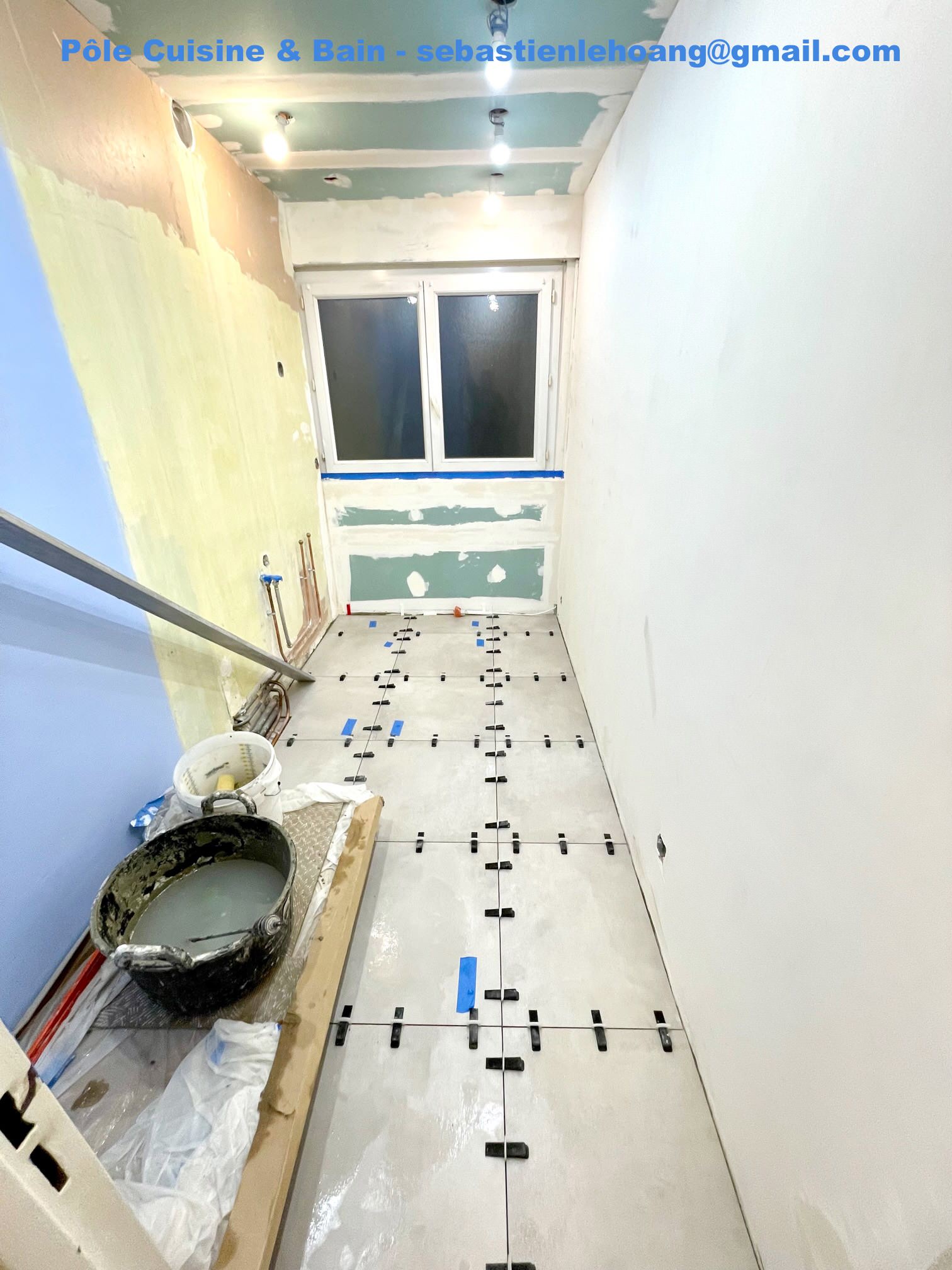 Rénovation salle de bain en salle d'eau