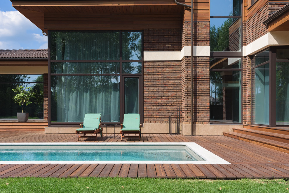 Строительство и внутренняя отделка частного дома в современном стиле