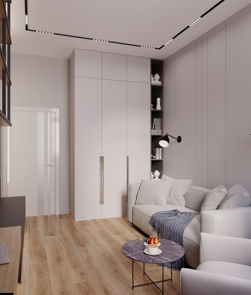 Проект двухкомнатной квартиры в ЖК «Серебряный фонтан» г. Москва