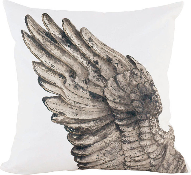 Guild Master 2917043 Angel Wing Pillow Contemporary Decorative