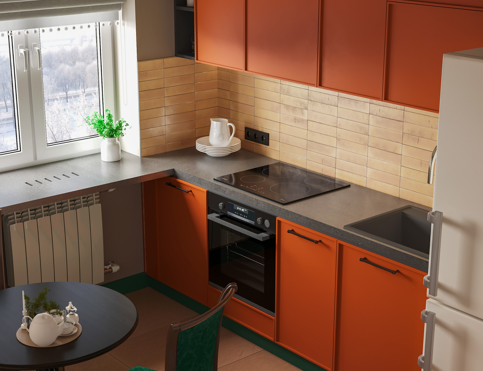 Дизайн квартиры в колористике фламандский картин