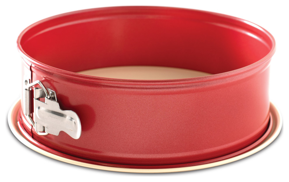 Nordic Ware Classic Colors LeakProof NonStick Springform Pan, 9 Inch