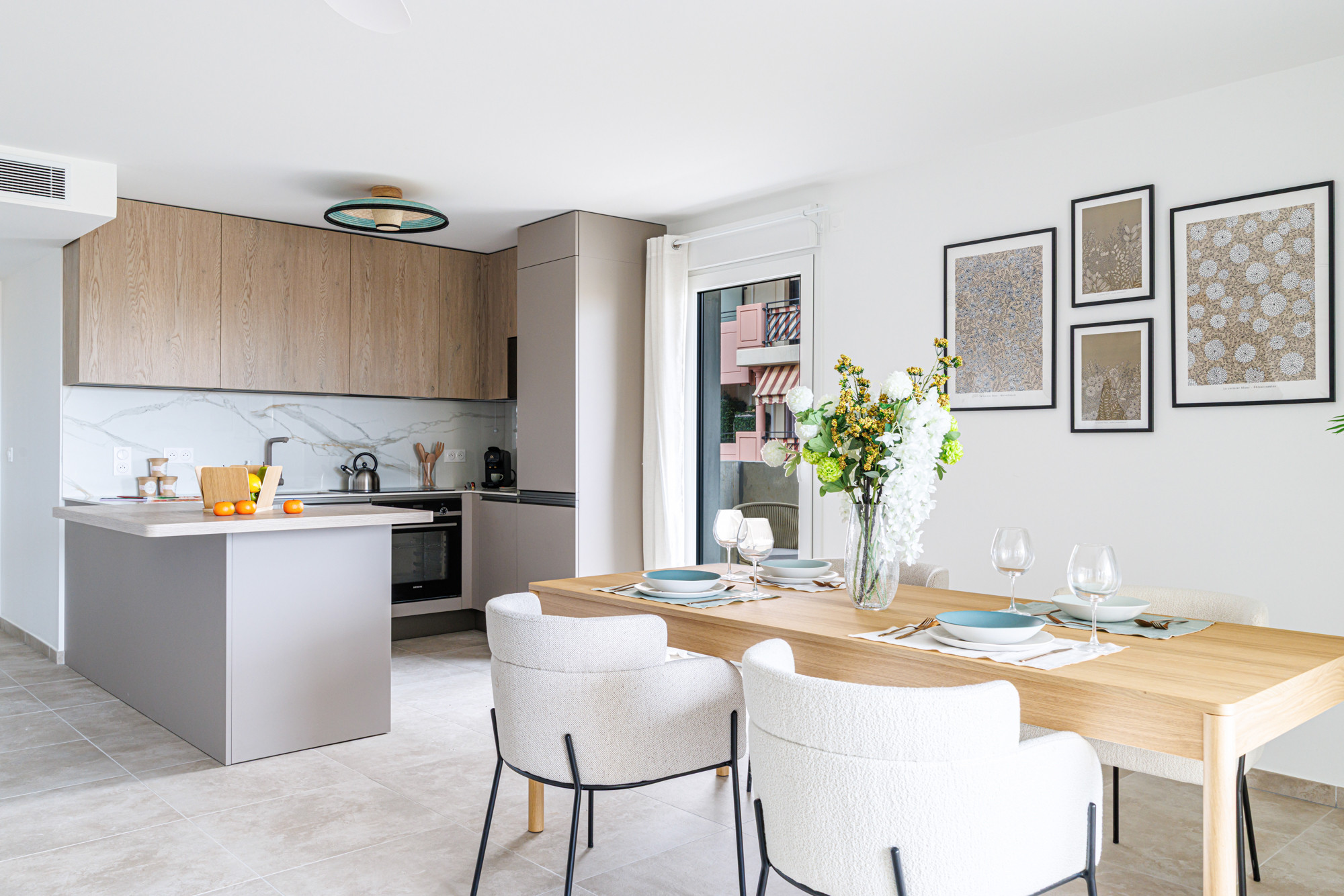 Home staging, L'Echappée mer, Cagnes sur mer