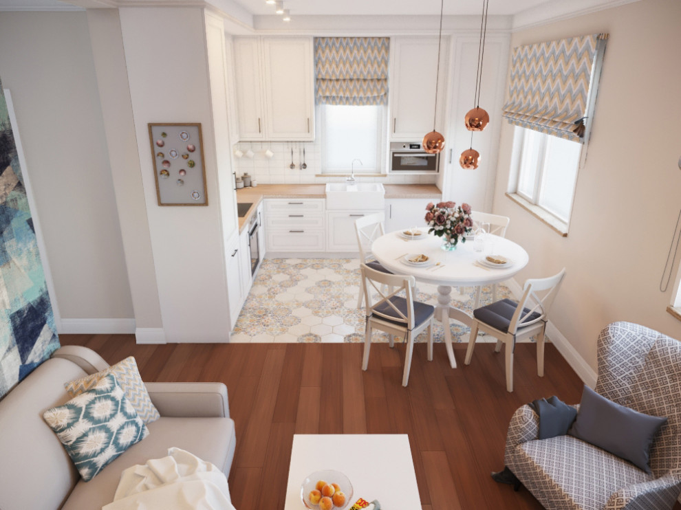 Коттедж в светлых тонах