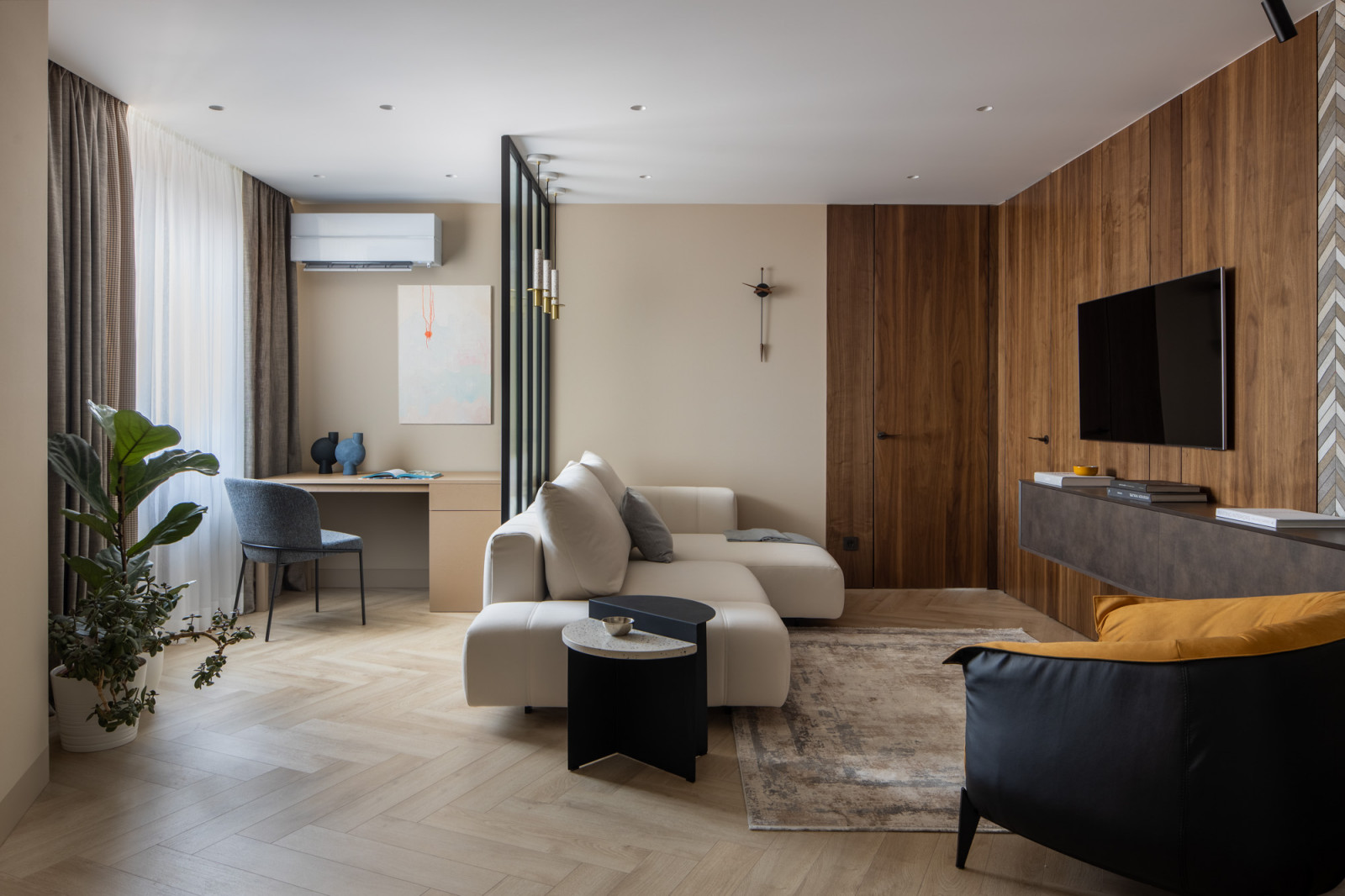 Гостиная из проекта ЖК Высота