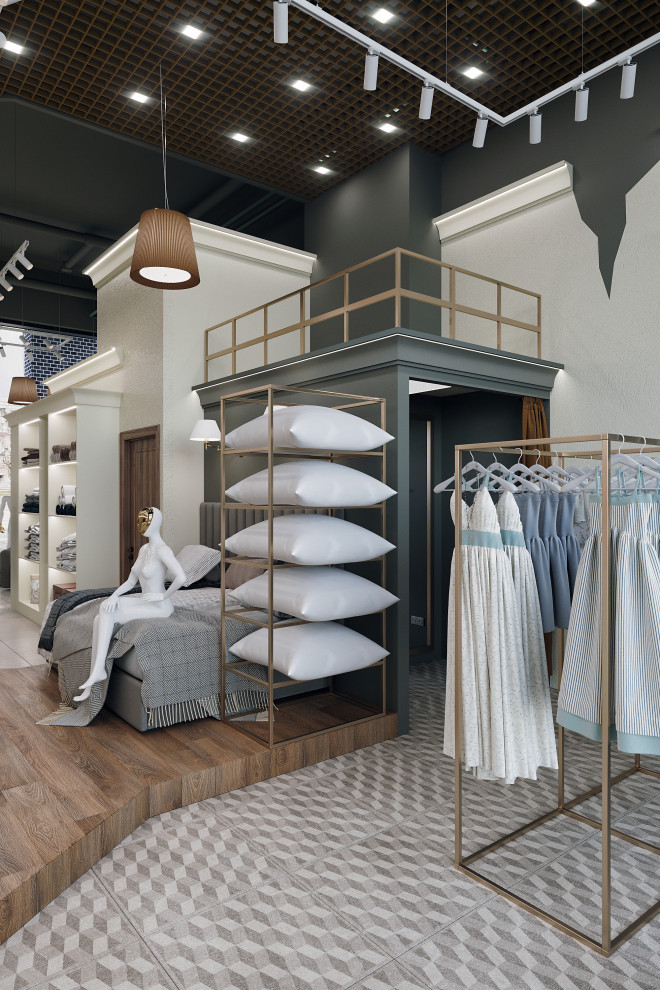 Интерьер магазина домашнего текстиля "ETWAS" - 58,6 кв.м.