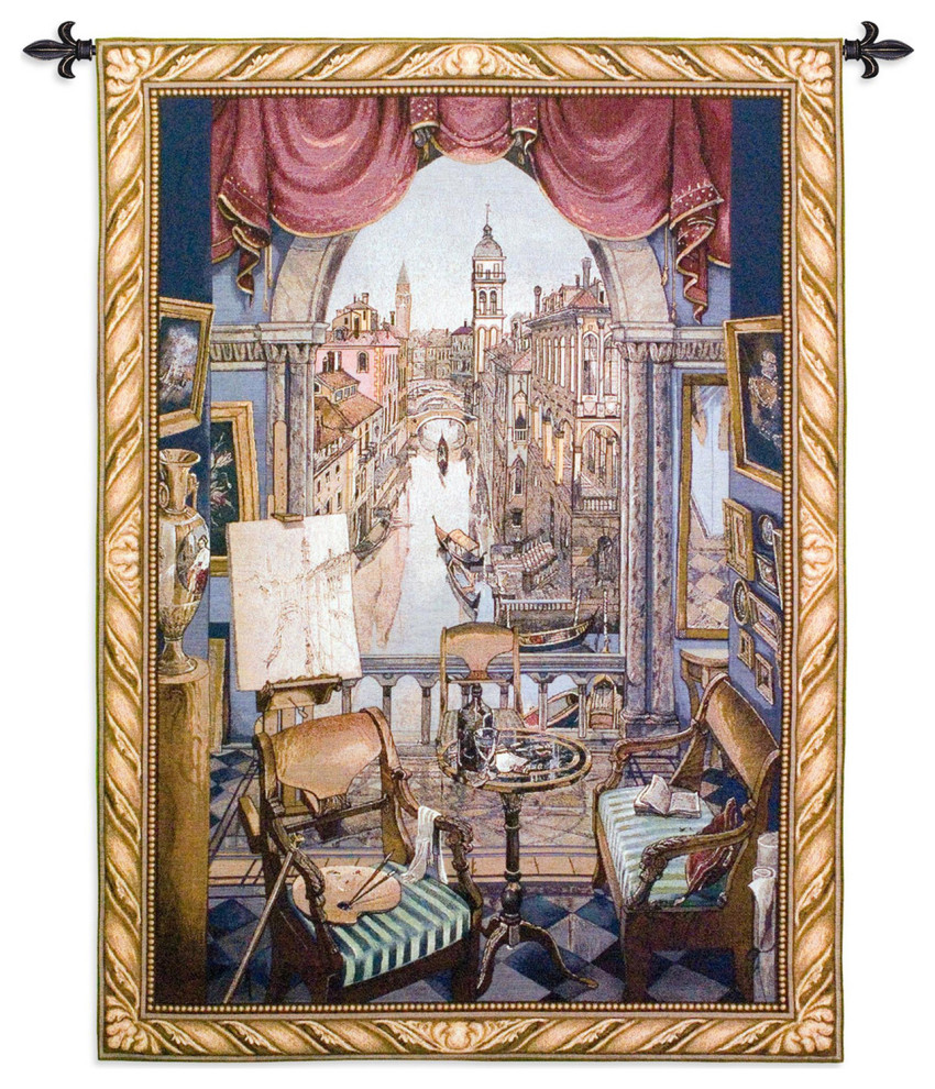 Venice Tapestry, Dimensions 53"H x 38"W Traditional Tapestries