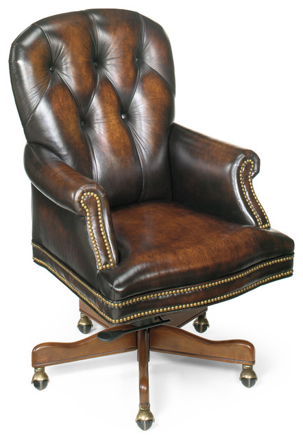 Seven Seas Distressed Brown Genuine Leather Swivel Office Seven Seas Distressed Brown Genuine Leather Swivel Office Chair