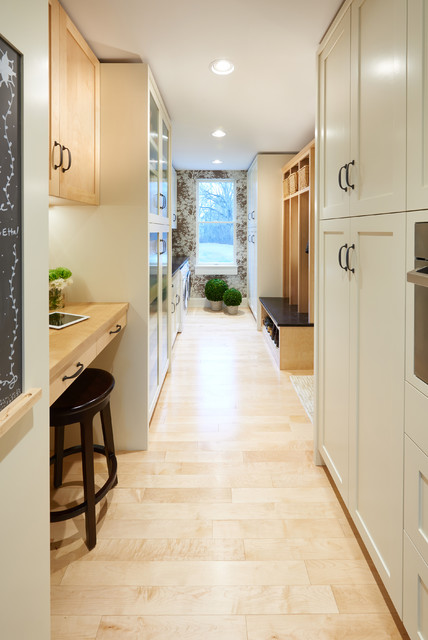 "Luxe Cache" (Hidden Luxury) Kitchen traditional-entrance