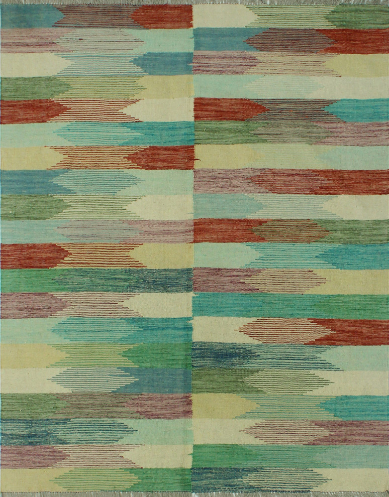 Winchester Kilim Reyhaneh Ivory Rug Contemporary Area Rugs by