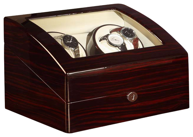 Landers 10-Piece Watch Box, Mahogany