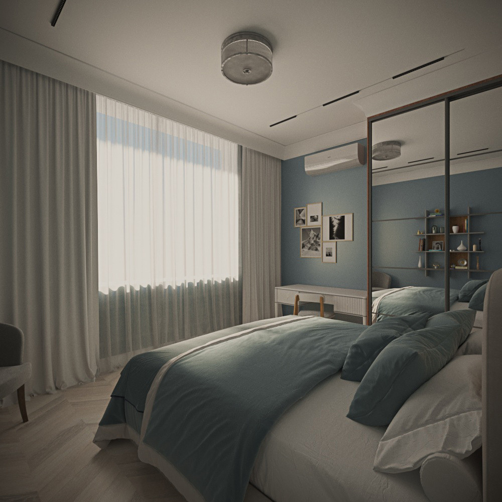 Квартира mid-century modern