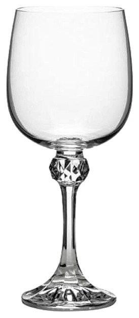 Bohemia Crystal "Julia" Wine Glasses, Set of 6, Red Wine