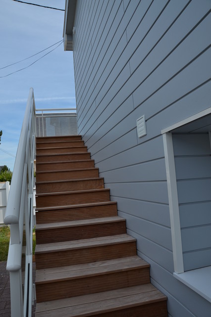 escalier exterieur bord de mer