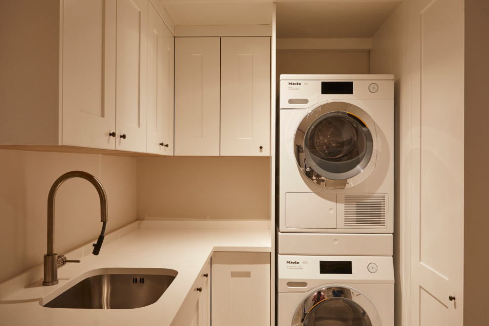 Design ideas for a laundry room in London.