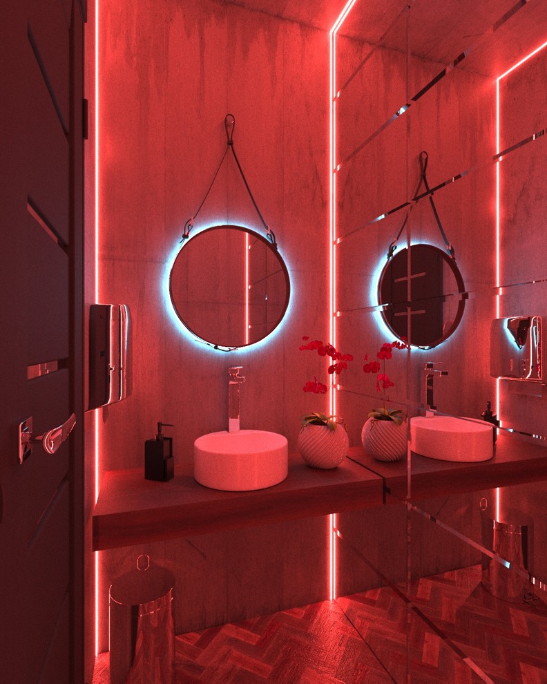 Дизайн интерьера кальянной "MANTIS" в г.Новосибирске