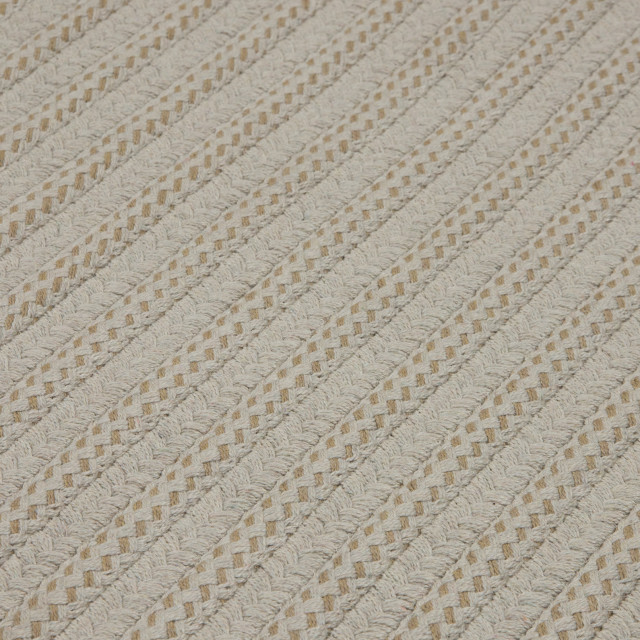 Sunbrella Booth Bay Striped Indoor/Outdoor Rug Industrial OO09, 3'x5