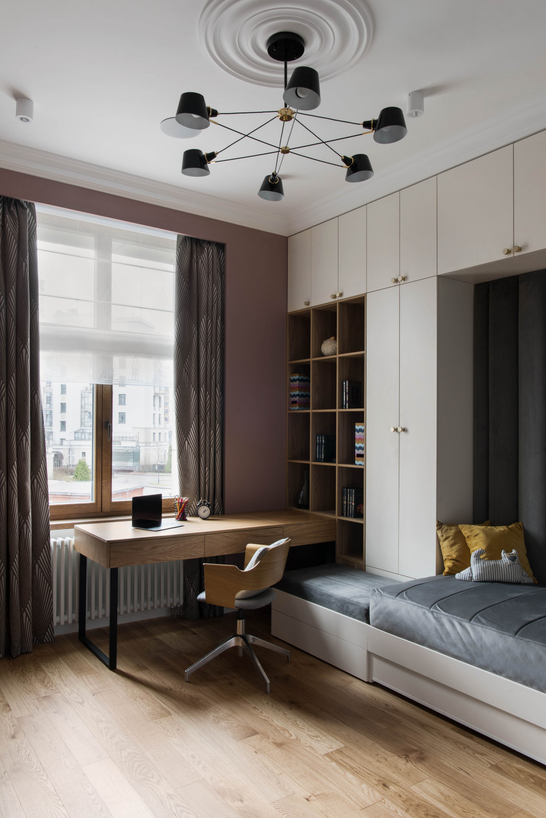 вид на детскую комнату