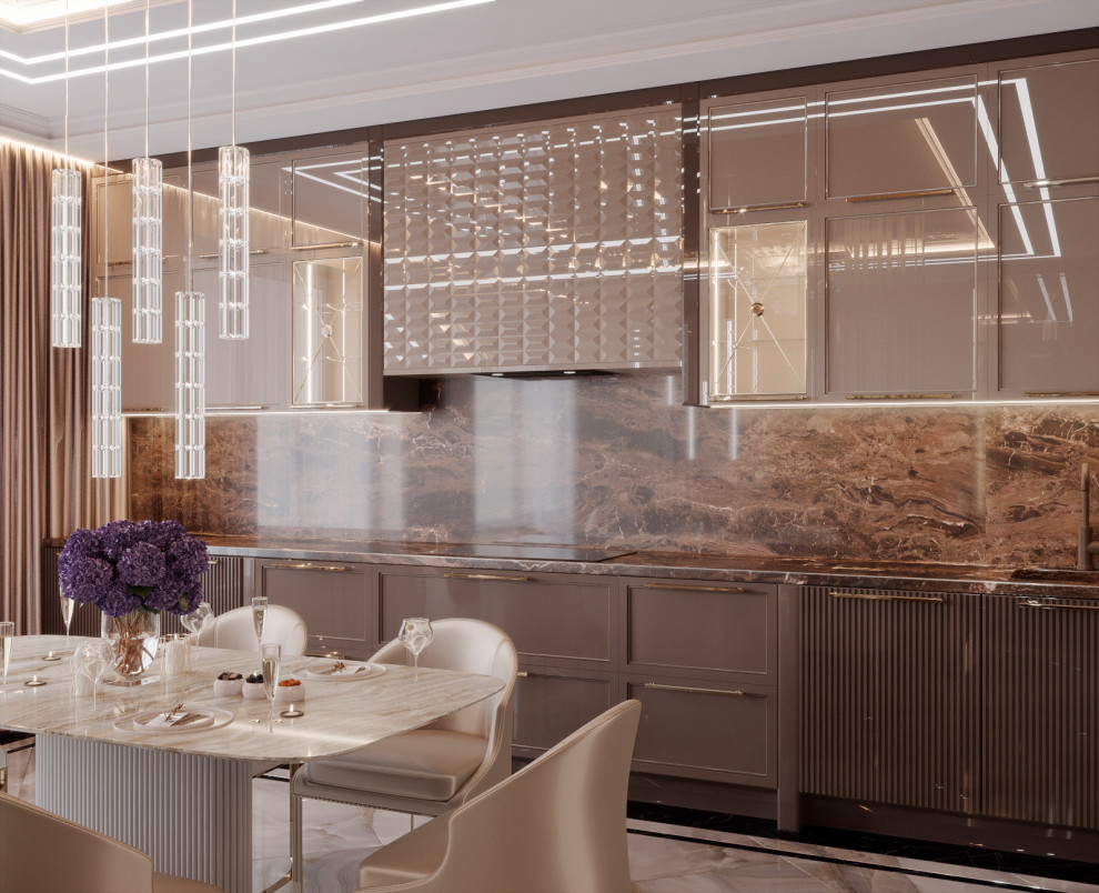 ДИЗАЙН ИНТЕРЬЕРА КВАРТИРЫ В ЖК РОДНОЙ ГОРОД. ВОРОНЦОВСКИЙ ПАРК, 114 КВ.М