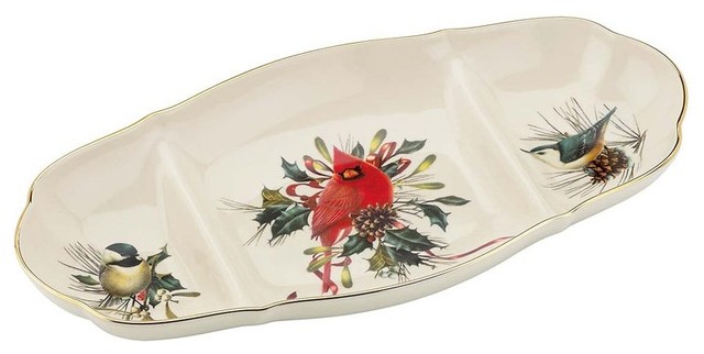 Lenox Winter Greet Sectioned Server Multicolor - 830377