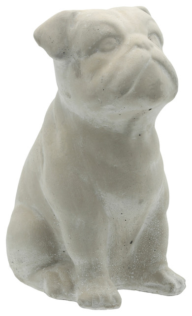 cement bulldog statue