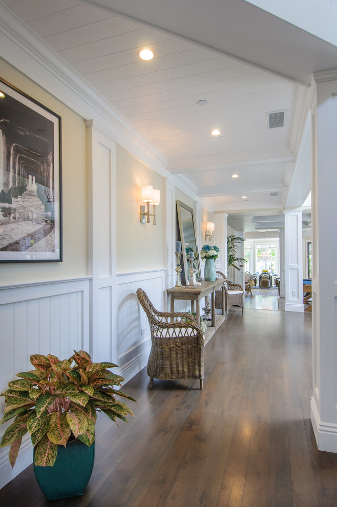This is an example of a beach style hallway in Los Angeles.