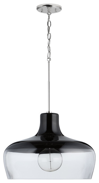 1 Light Glass Pendant With Black Finish Contemporary Lighting By Capital Fixture Co - Houzz Black Pendant Lights 1 Light Glass Pendant With Black Finish Contemporary Lighting By Capital Fixture Co - Houzz Black Pendant Lights