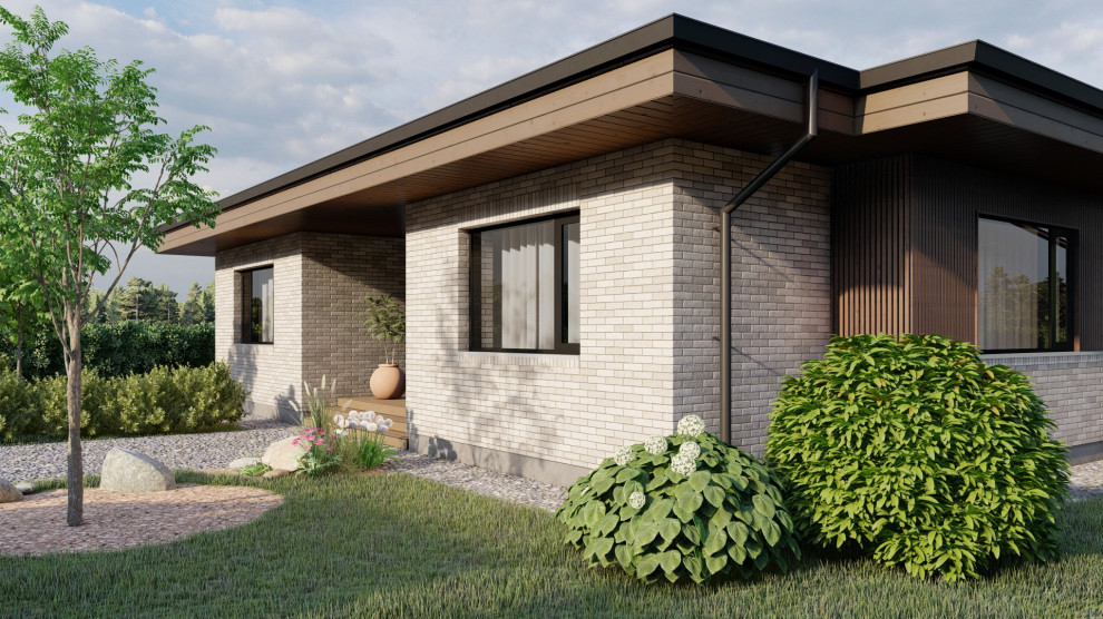 Одноэтажный дом в пос. Зимняя горка