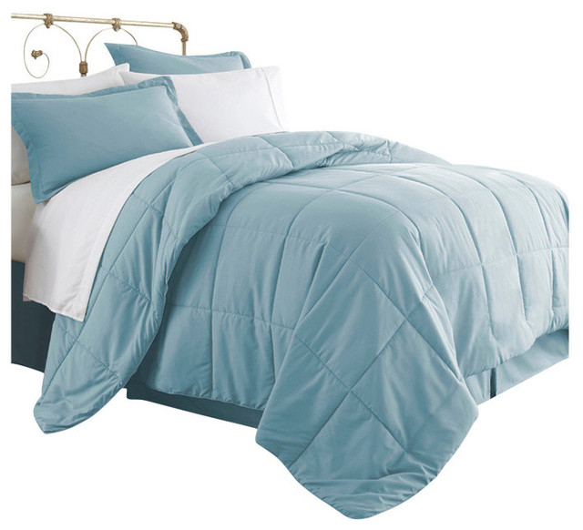 Becky Cameron 8 Piece Bed In A Bag Contemporary Comforters And Becky Cameron 8 Piece Bed In A Bag Aqua California King