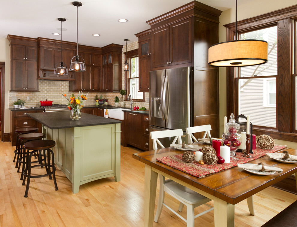 Historical St. Paul Renovation - Traditional - Kitchen - Minneapolis ...