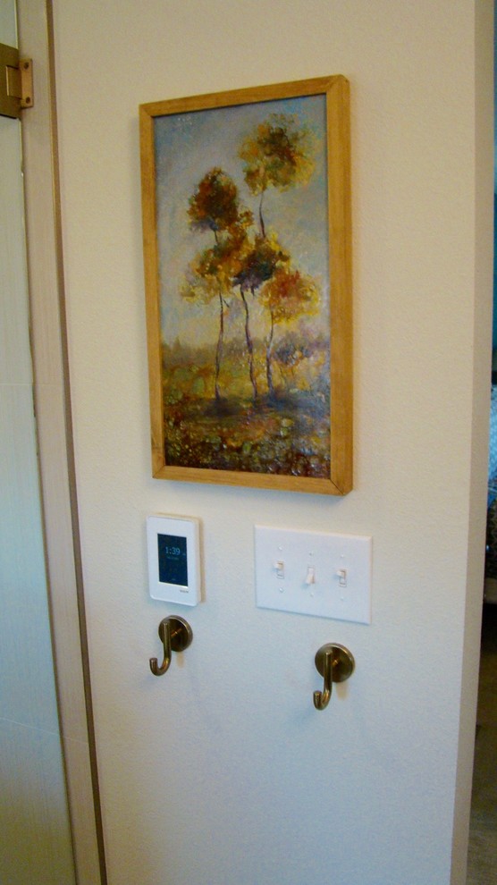 Inspiration for a transitional home design remodel in Denver