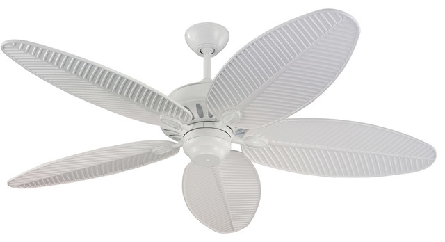 Monte Carlo 52 Cruise Outdoor Fan White Tropical Ceiling