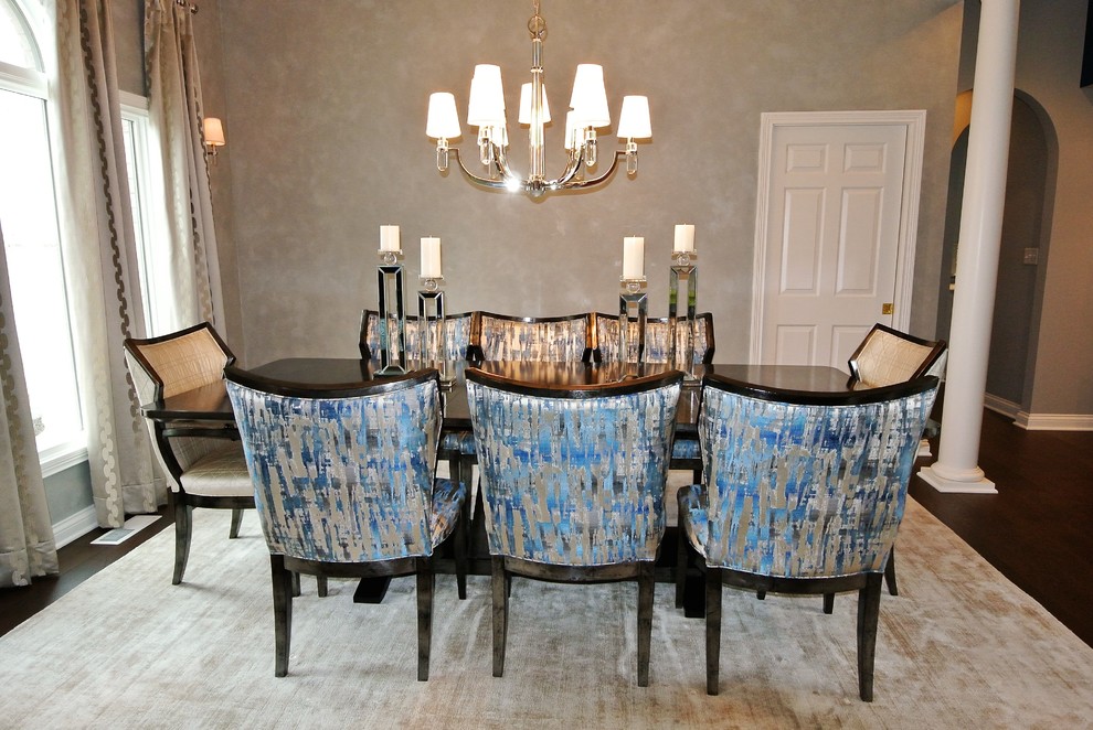 Mid-sized transitional dining room photo in Indianapolis