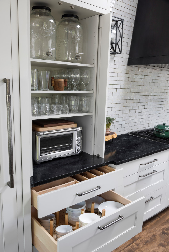 Inspiration for a transitional kitchen remodel in Denver
