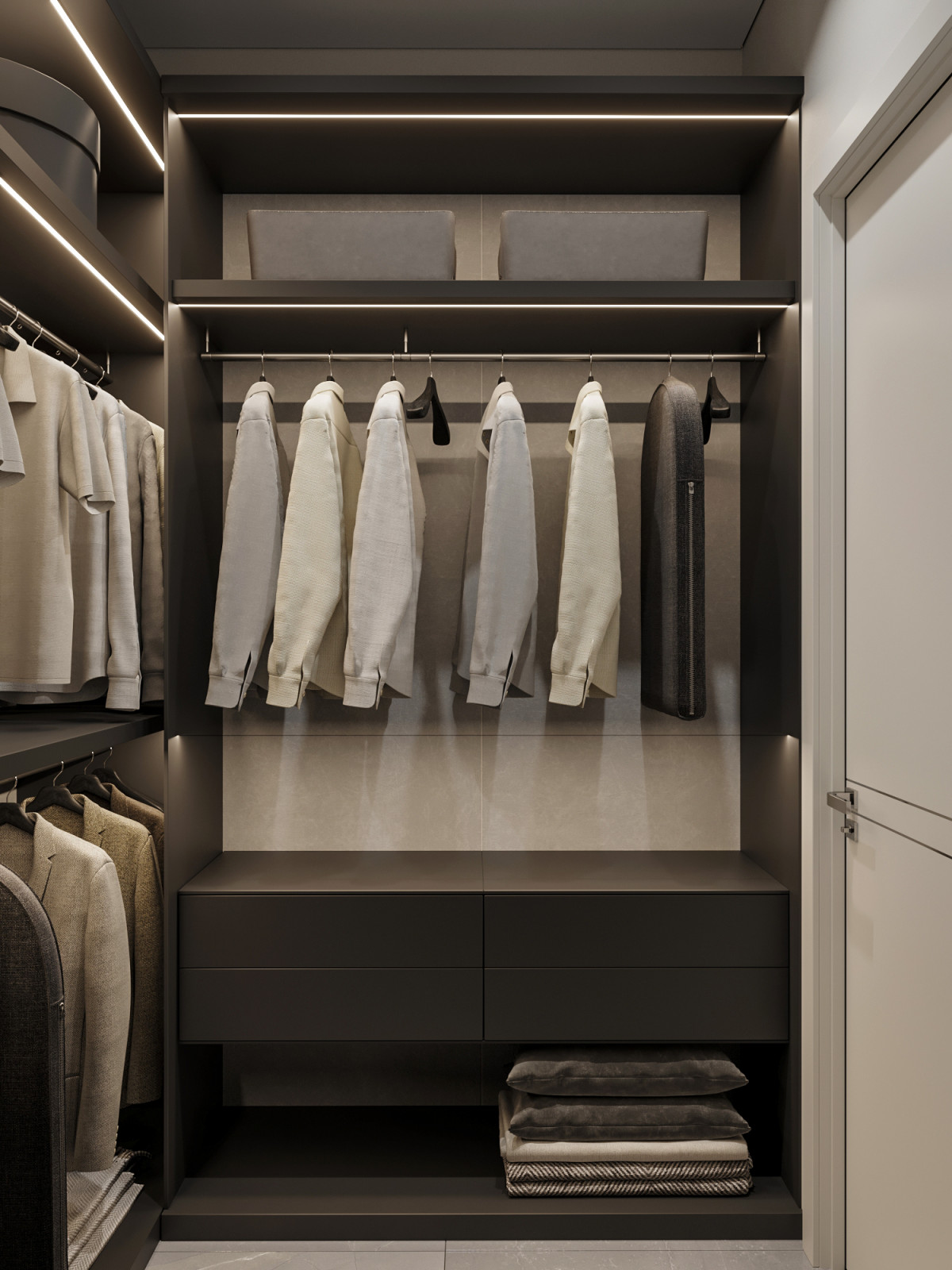 Современная квартира в Москве 78 м²