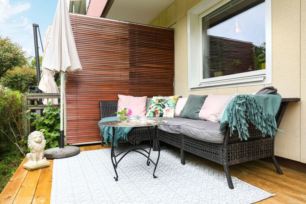 Foto på en nordisk uteplats