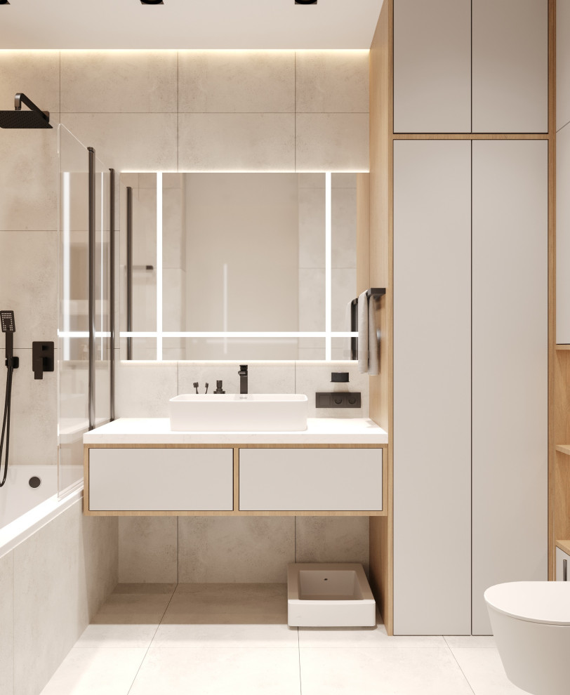 Санузел в ЖК Александровский