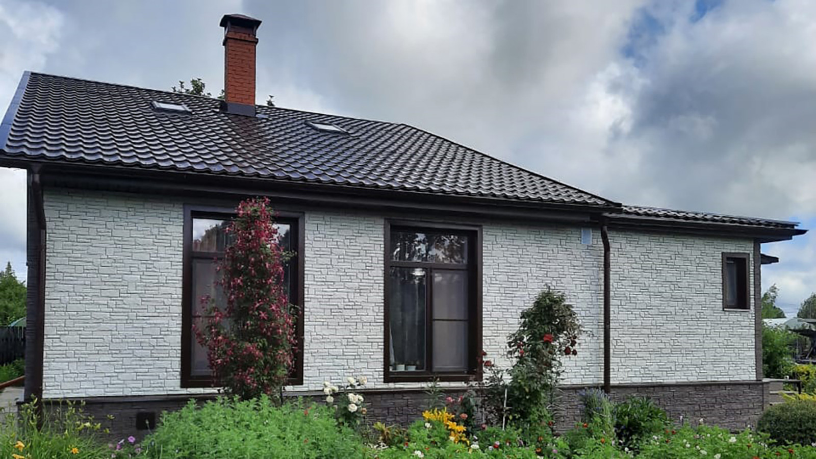 Фасады домов с материалами Docke